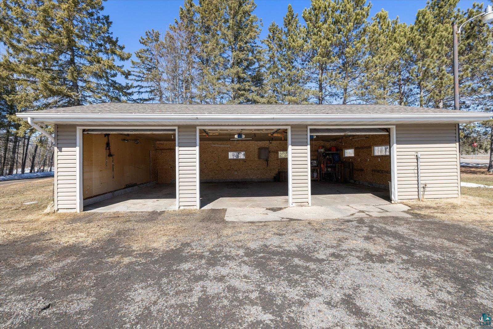 3495 Deer Forest Road Makinen, MN 55763 - Photo 9 of 71 View of garage