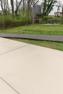 a view of a volley ball court