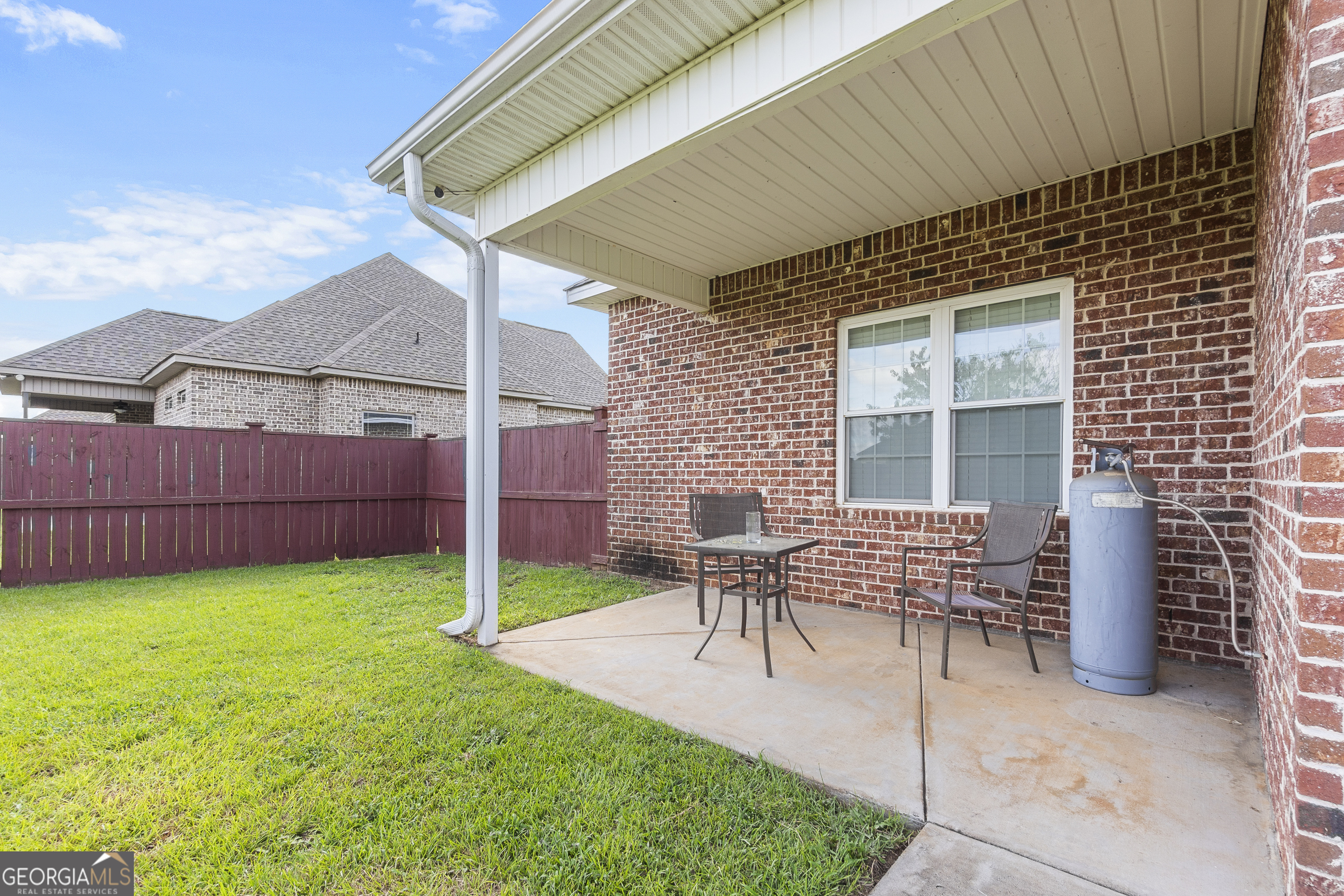 217 Caleb Way Byron, GA 31008 - Photo 48 of 58 a garden view with a seating space