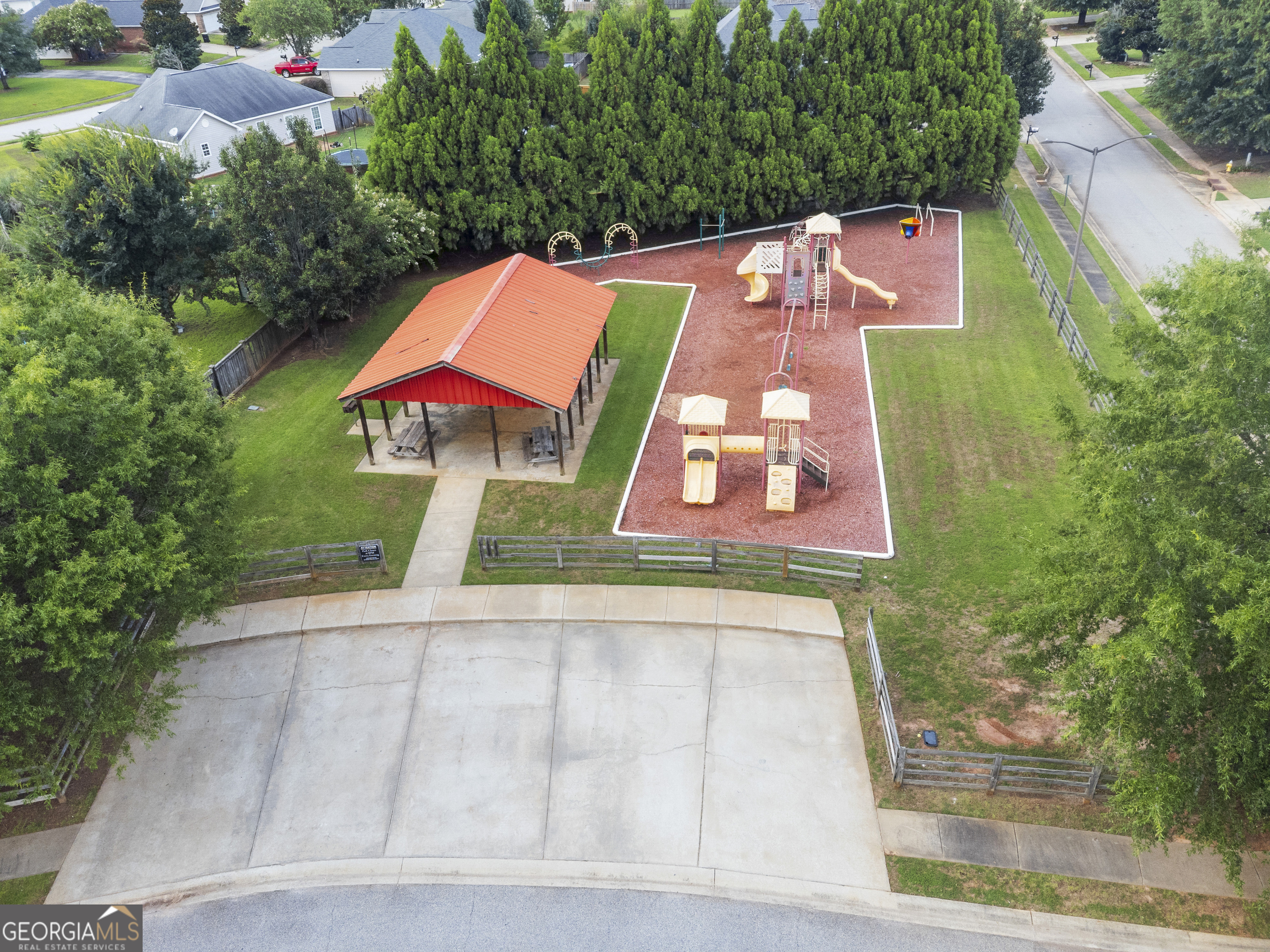 217 Caleb Way Byron, GA 31008 - Photo 57 of 58 an aerial view of a house