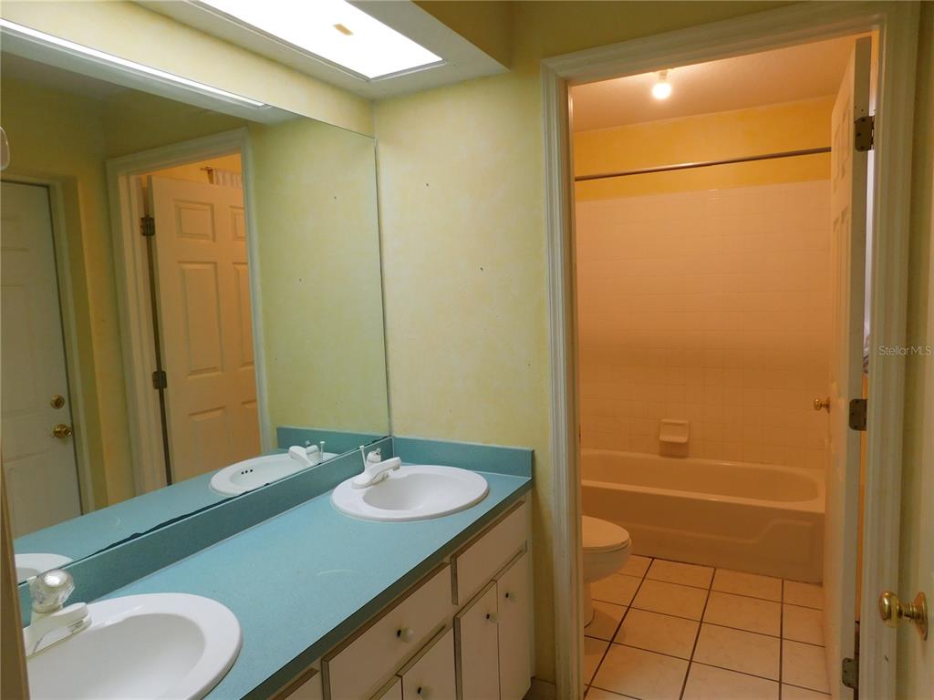 5821 Buck Run Drive Lakeland, FL 33811 - Photo 19 of 30 a bathroom with a sink and a mirror