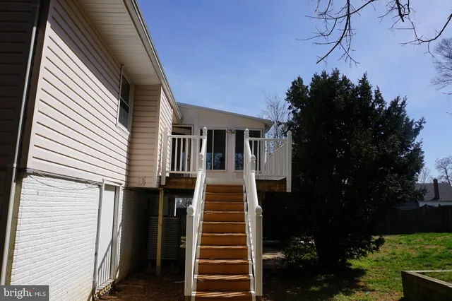 a view of outdoor space and deck