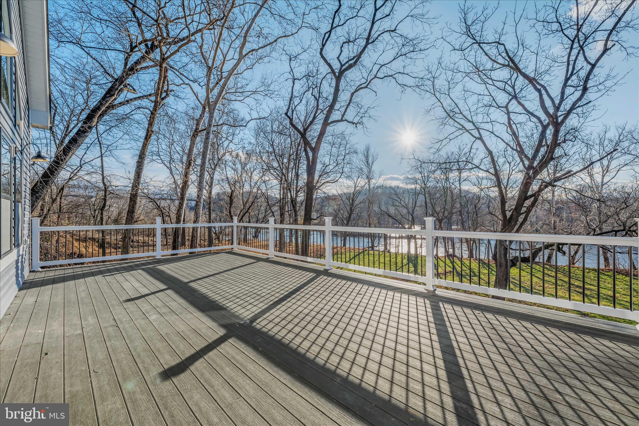 191 Shenandoah Ranch Road Harpers Ferry, WV 25425 - Photo 33 of 53 a view of balcony with wooden floor and large trees