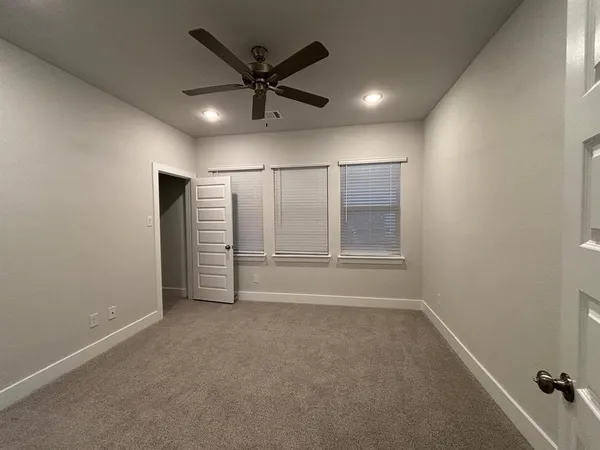 a view of an empty room