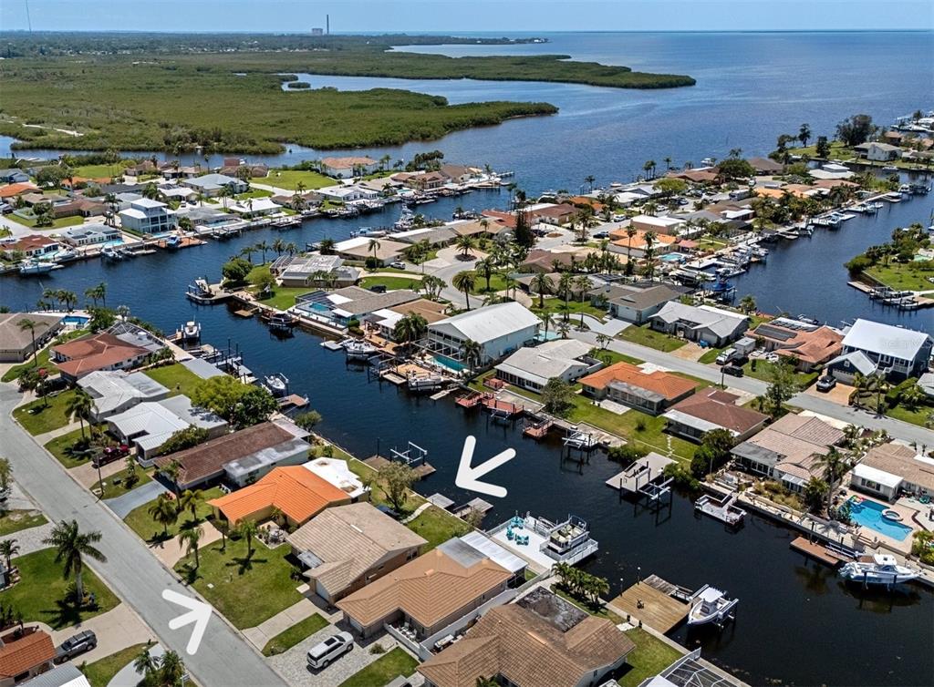 4937 Dory Drive New Port Richey, FL 34652 - Photo 4 of 68 an aerial view of ocean residential house with outdoor space