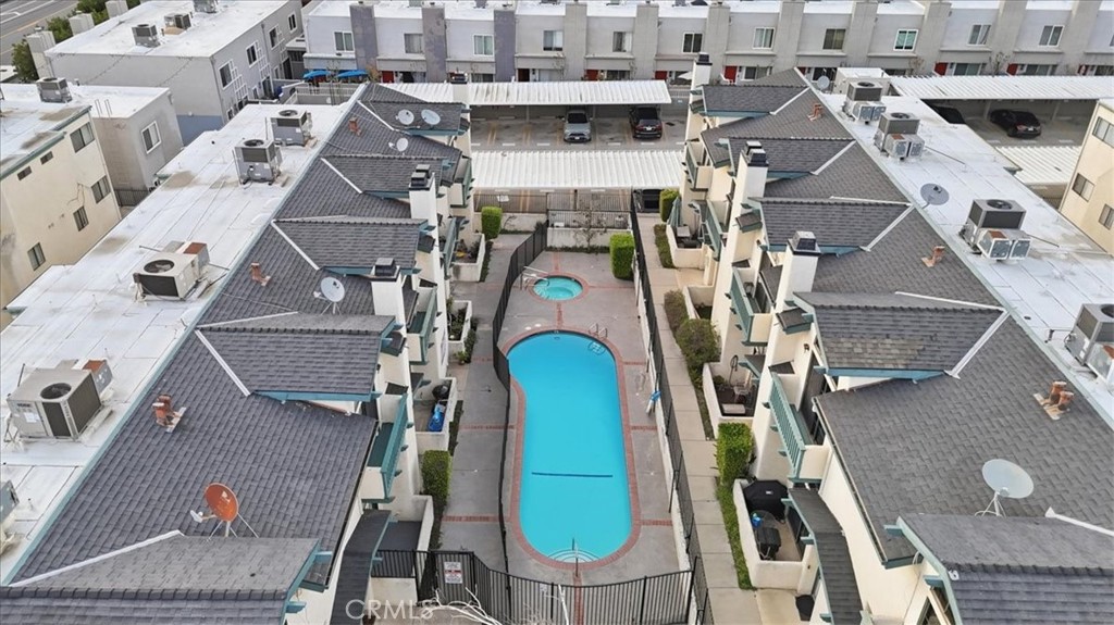 14325 Foothill Boulevard, Unit 9 Sylmar, CA 91342 - Photo 32 of 43 an aerial view of a highlighted house