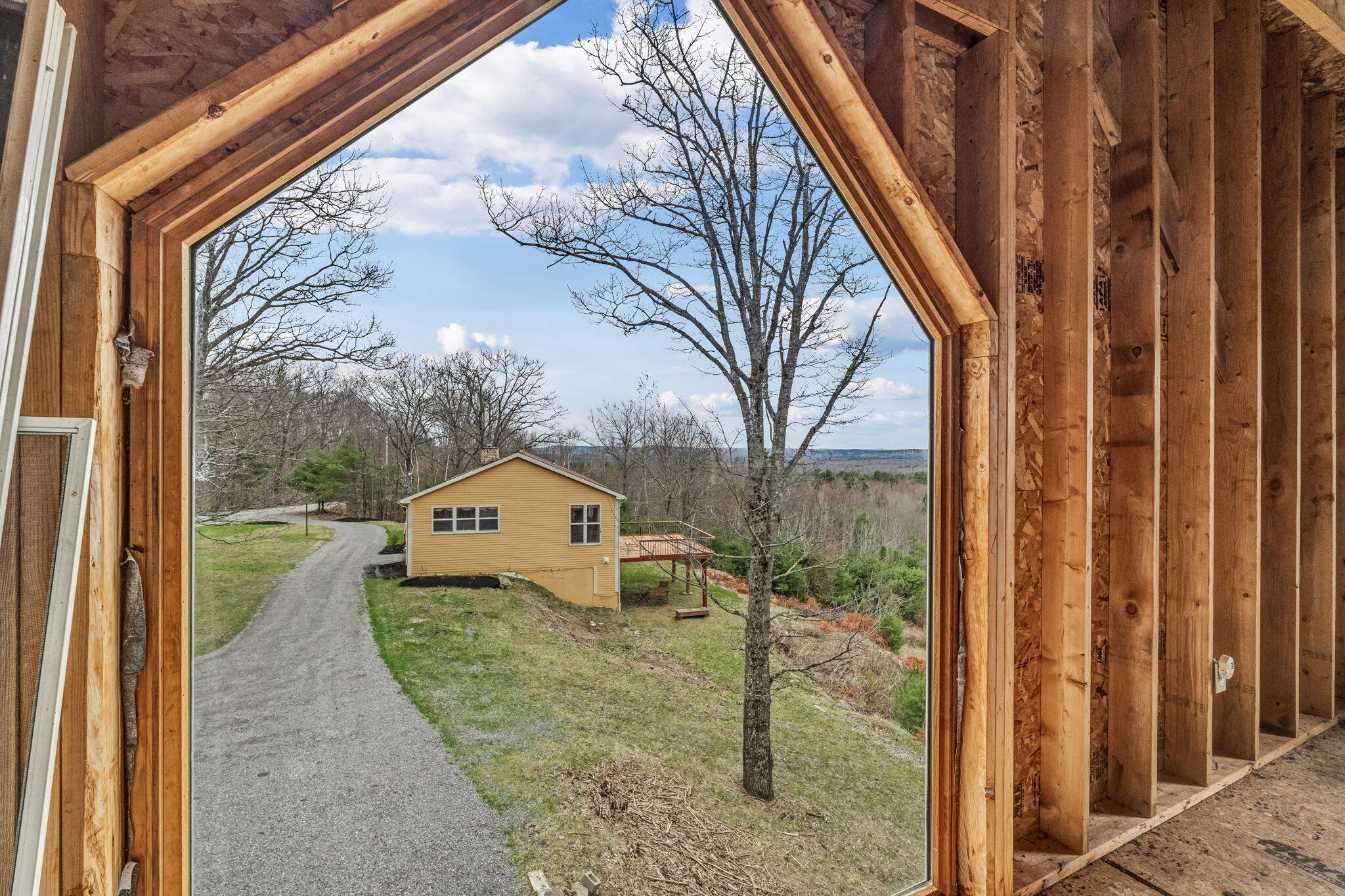 528 West Road Belgrade, ME 04917 - Photo 79 of 99 VIEW FROM GARAGE
