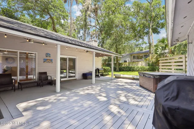 a house view with a outdoor space