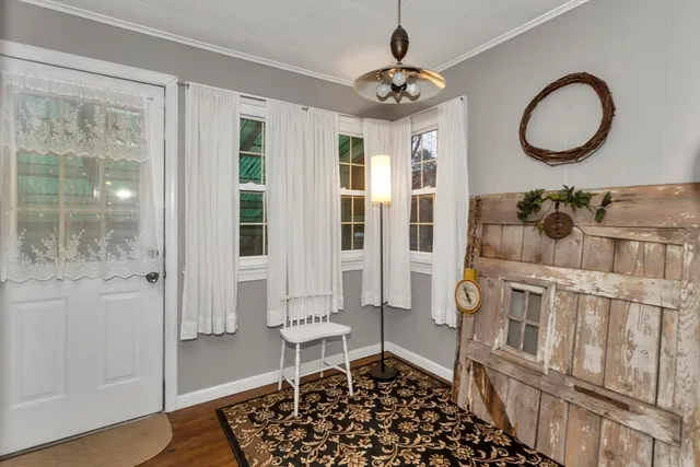 a bathroom with a sink a mirror and a shower