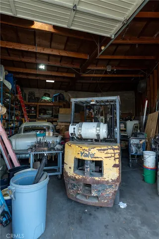a view of storage and utility room
