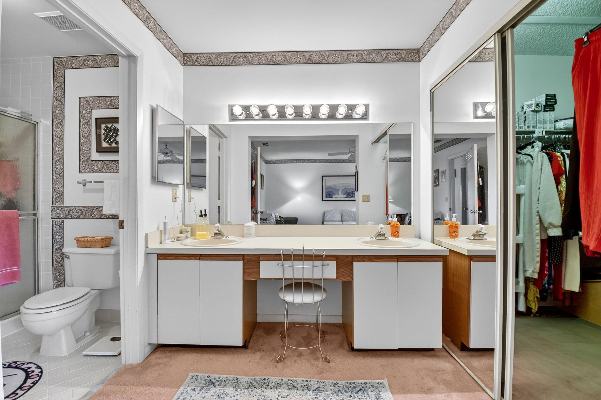 3227 Perimeter Drive Greenacres, FL 33467 - Photo 31 of 57 a view of living room with granite countertop furniture and a mirror