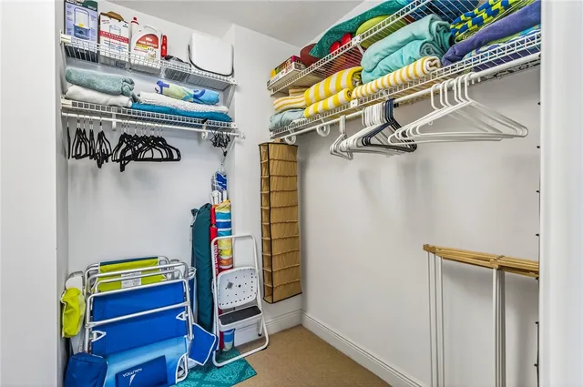 a view of storage and utility room