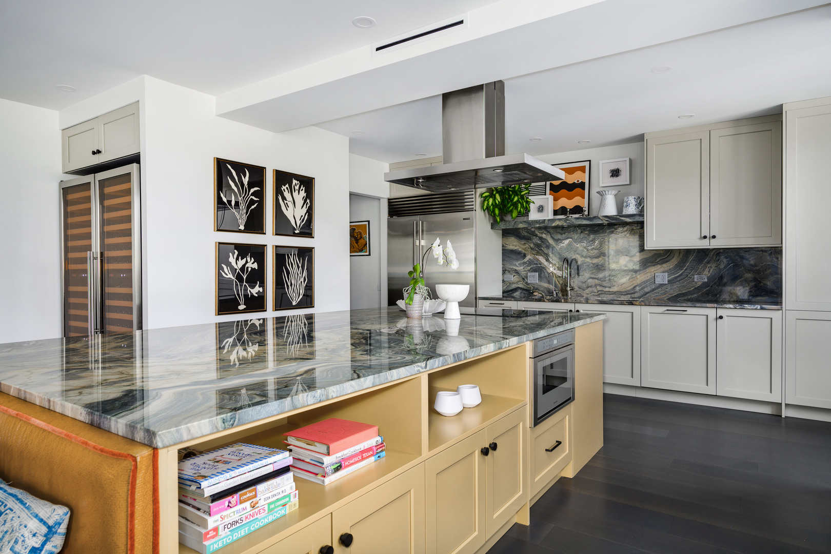 1040 North Lake Shore Drive, Unit 4A Chicago, IL 60611 - Photo 13 of 43 a kitchen with stainless steel appliances granite countertop a stove a sink and a microwave