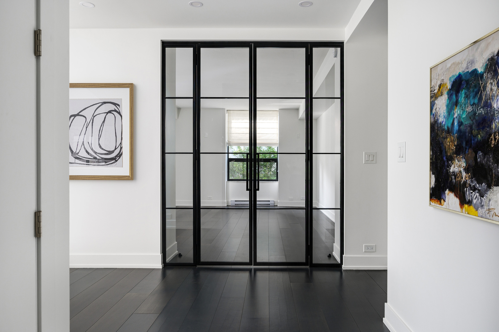 1040 North Lake Shore Drive, Unit 4A Chicago, IL 60611 - Photo 2 of 43 a view of a entryway with wooden floor