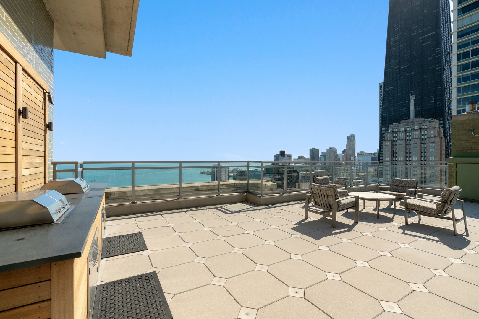 1040 North Lake Shore Drive, Unit 4A Chicago, IL 60611 - Photo 40 of 43 a view of terrace with seating space and deck