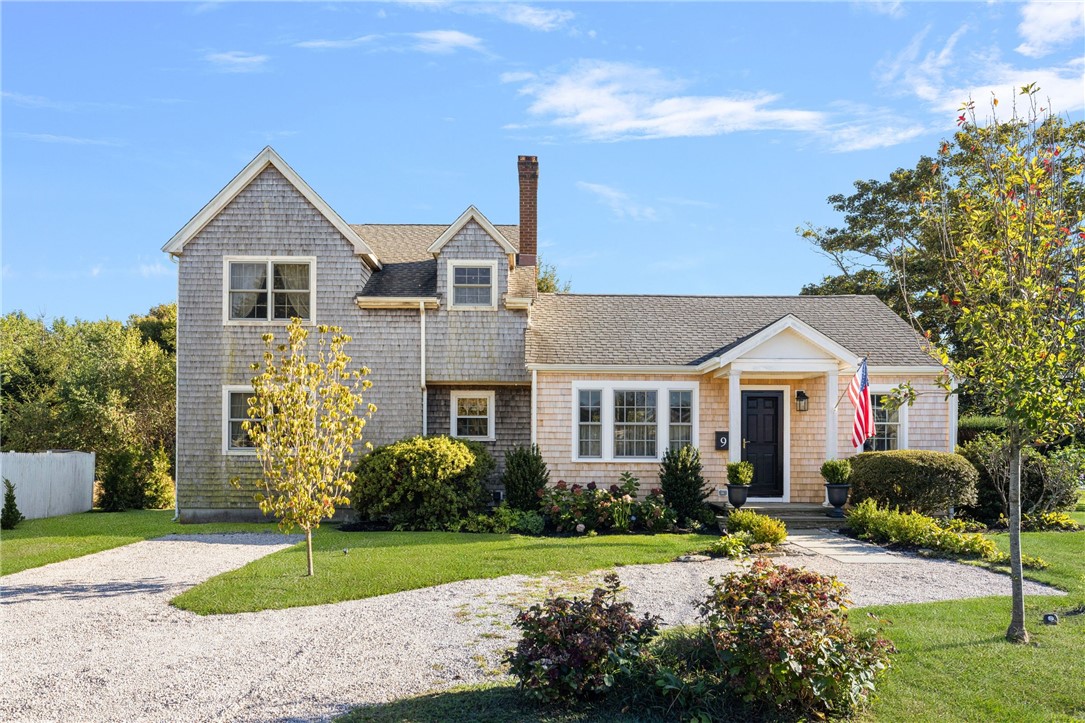 Original cottage with side addition.