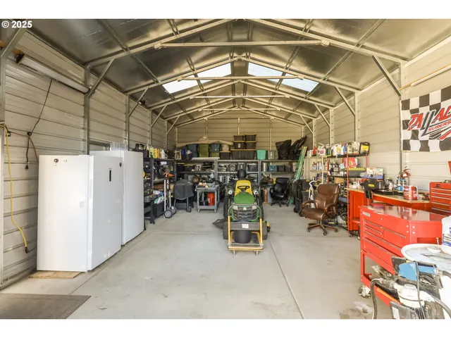 a view of a storage room with a lot of stuff