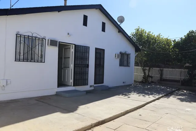 a view of a house with a outdoor space