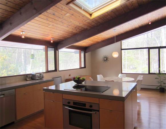 4 Old Farm Road Lincoln, MA 01773 - Photo 4 of 21 a kitchen with sink a window and cabinets