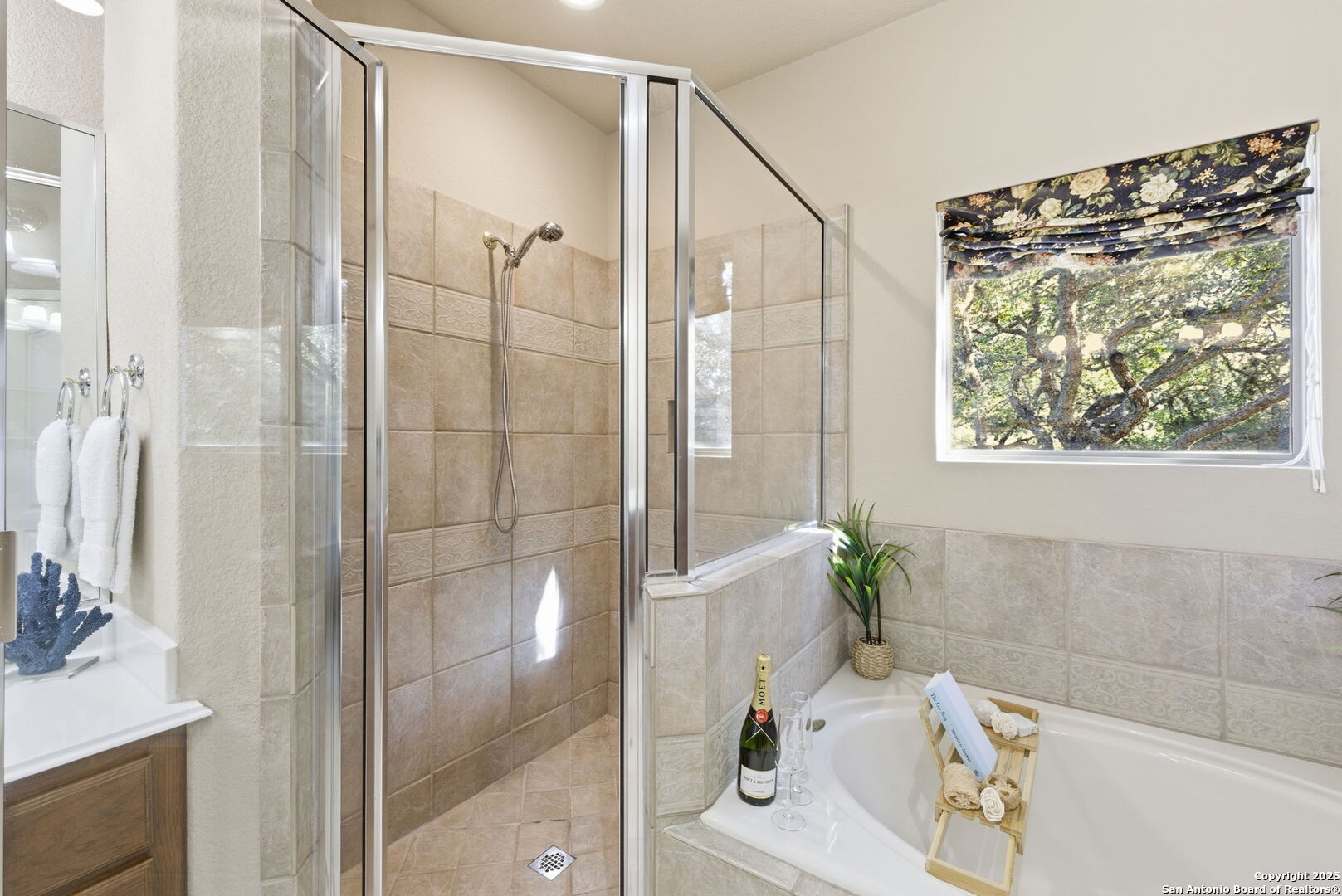 2291 Frontier Spring Branch, TX 78070 - Photo 26 of 58 a bathroom with a bathtub and shower