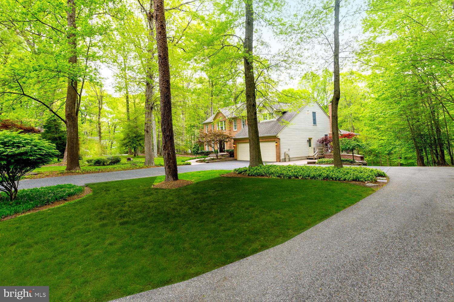 3103 Arrowhead Farms Road Gambrills, MD 21054 - Photo 4 of 55 Tree-Lined Driveway Approaching Home Entry