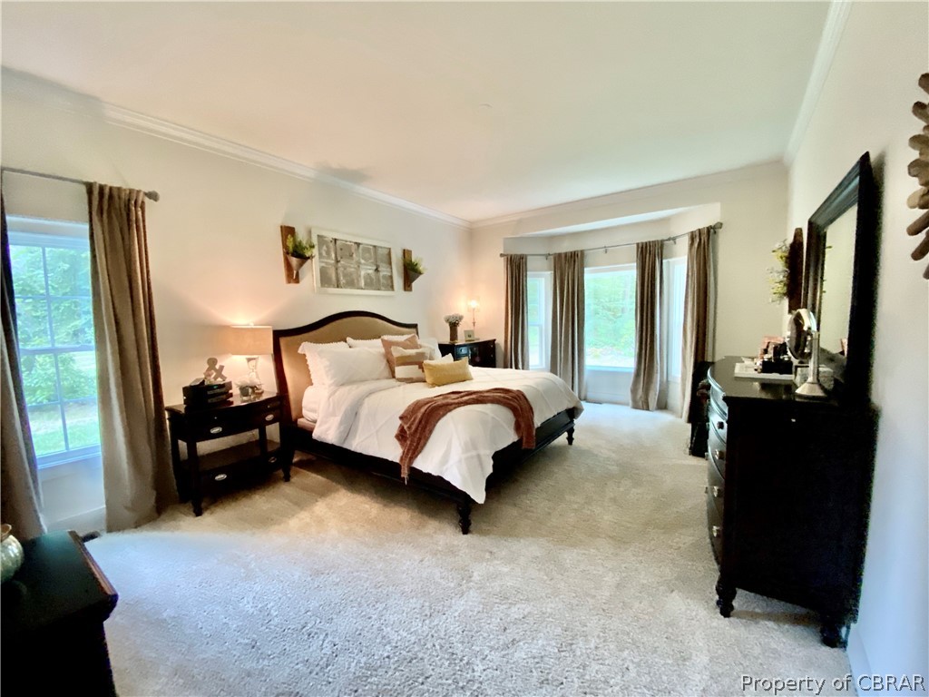 7560 Winding Jasmine Road Quinton, VA 23141 - Photo 12 of 23 Master bedroom with generous space and a bay window