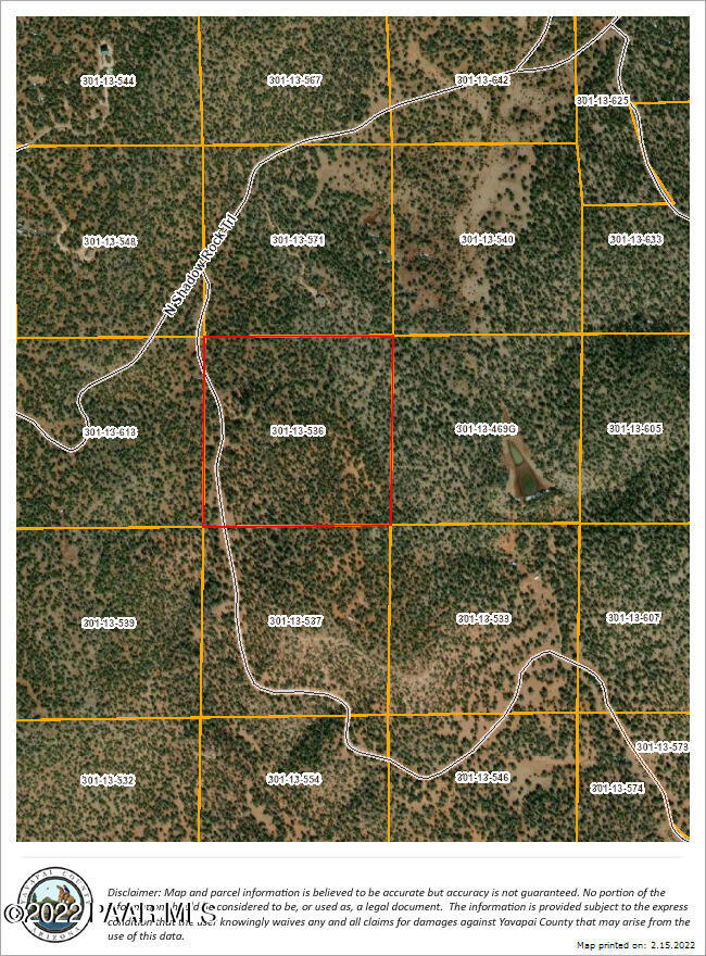 Lot 53 Shadow Rock Ranch Seligman, AZ 86337 - Photo 17 of 17 Lot 53 parcel map
