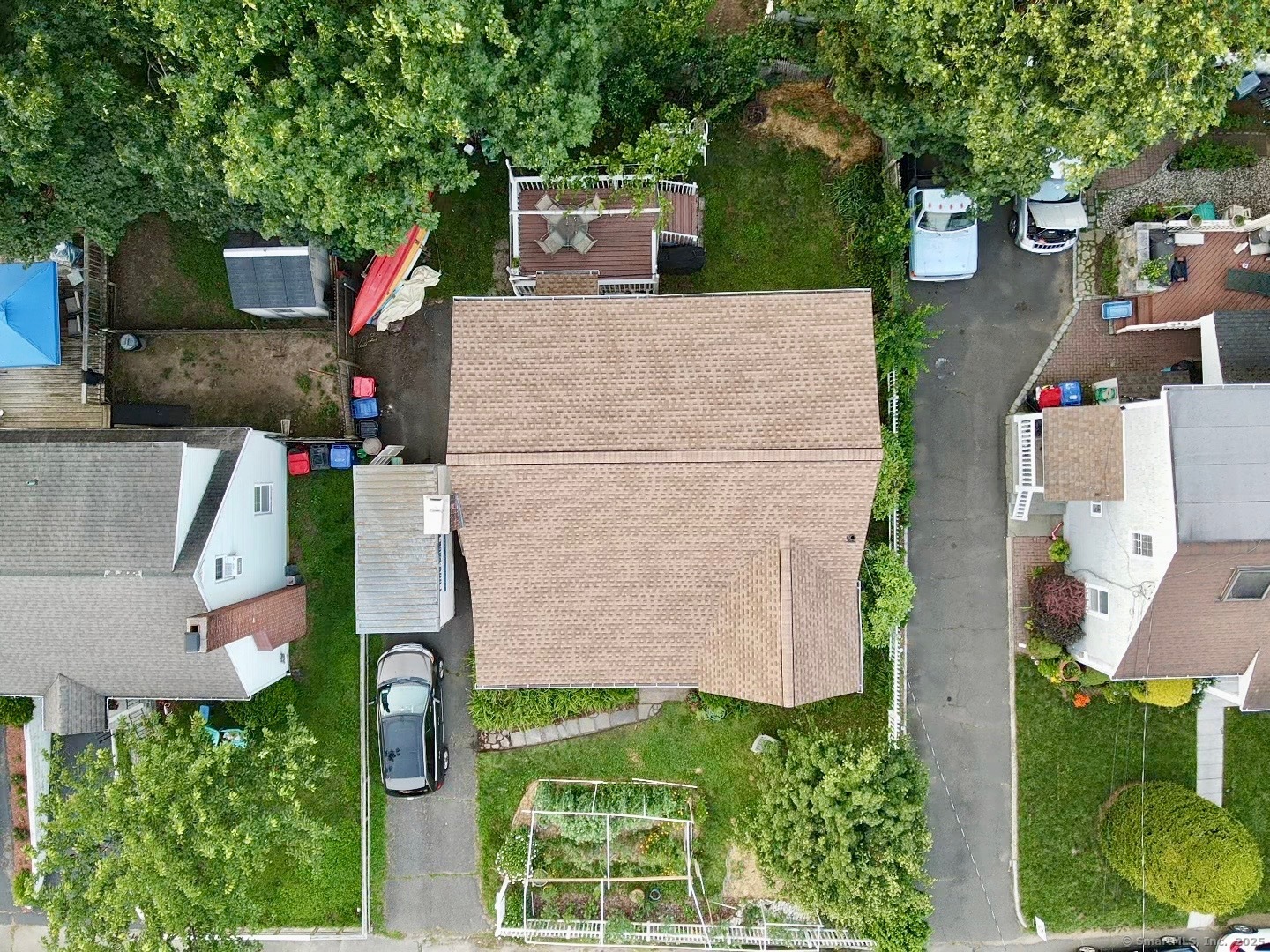 41 Baxter Drive Norwalk, CT 06854 - Photo 13 of 18 an aerial view of a house with a yard