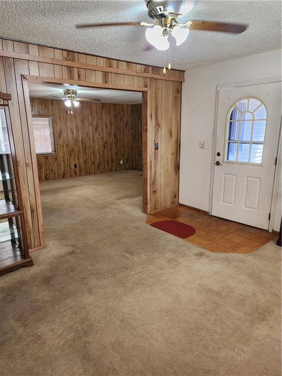 4706 Iowa Street Waco, TX 76705 - Photo 9 of 21 an empty room with fan and entryway