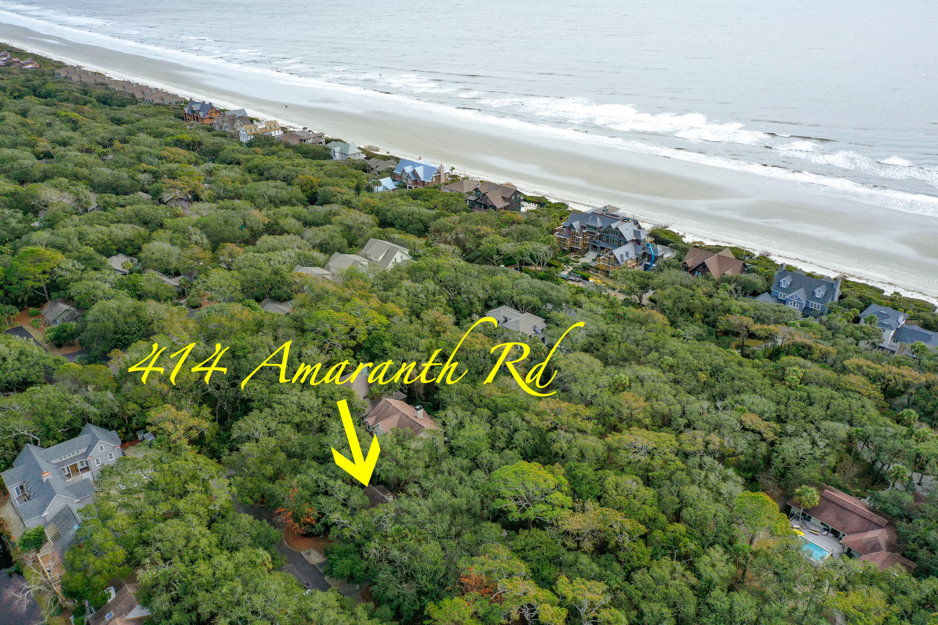414 Amaranth Road Kiawah Island, SC 29455 - Photo 3 of 24 414 Amaranth Rd Drone-8