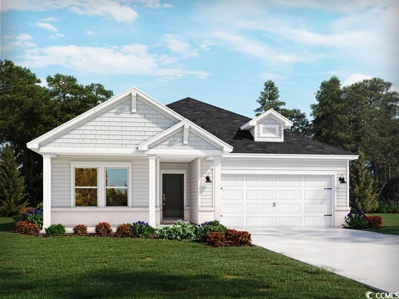 2716 Tranquility Loop Longs, SC 29568 - Photo 1 of 3 View of front of property featuring a front yard, concrete driveway, and an attached garage