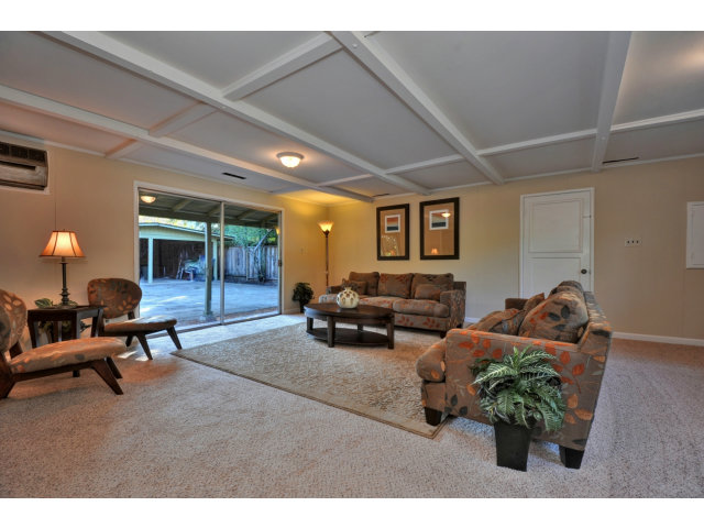 1040 Covington Road Los Altos, CA 94024 - Photo 8 of 19 a living room with furniture and a lamp