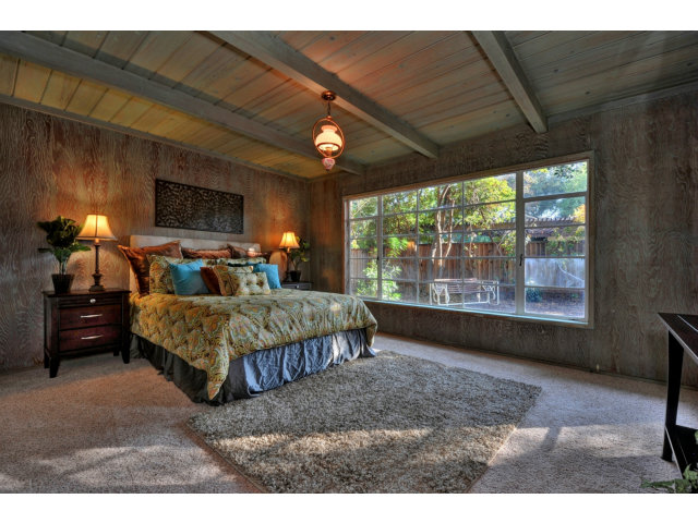 1040 Covington Road Los Altos, CA 94024 - Photo 10 of 19 a bedroom with a bed window and dresser