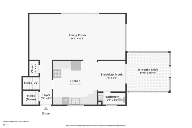 $260,000 | 345 Liberty Street, Warsaw, NY 14569