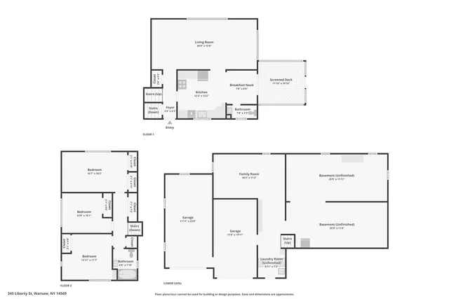 $260,000 | 345 Liberty Street, Warsaw, NY 14569