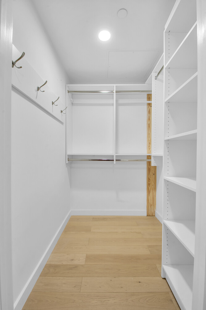120 Java Street, Unit 4B Brooklyn, NY 11222 - Photo 17 of 48 a view of an empty walk in closet
