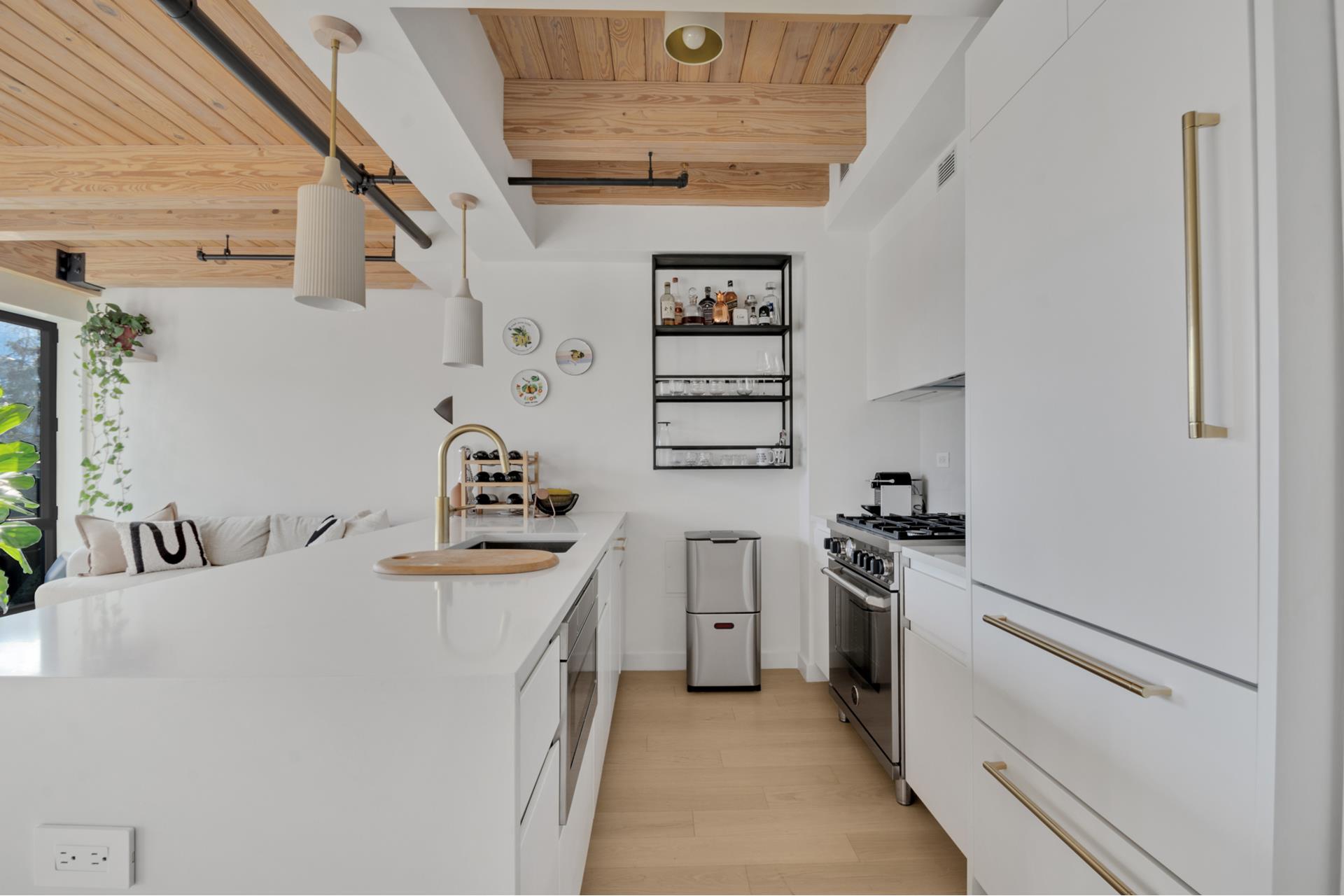 120 Java Street, Unit 4B Brooklyn, NY 11222 - Photo 27 of 48 a kitchen with a stove and a refrigerator
