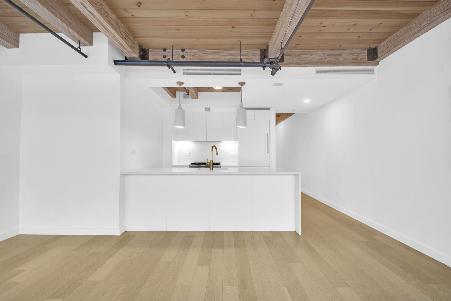 120 Java Street, Unit 4B Brooklyn, NY 11222 - Photo 9 of 48 a view of a room with wooden cabinet