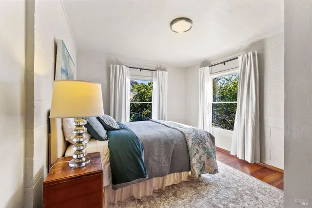 a view of swimming pool with an outdoor seating