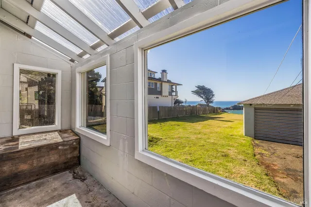 a view of lake with mountain