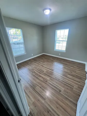 wooden floor in a room