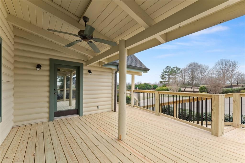 40 Benton Road Jefferson, GA 30549 - Photo 59 of 73 a view of a balcony with wooden floor