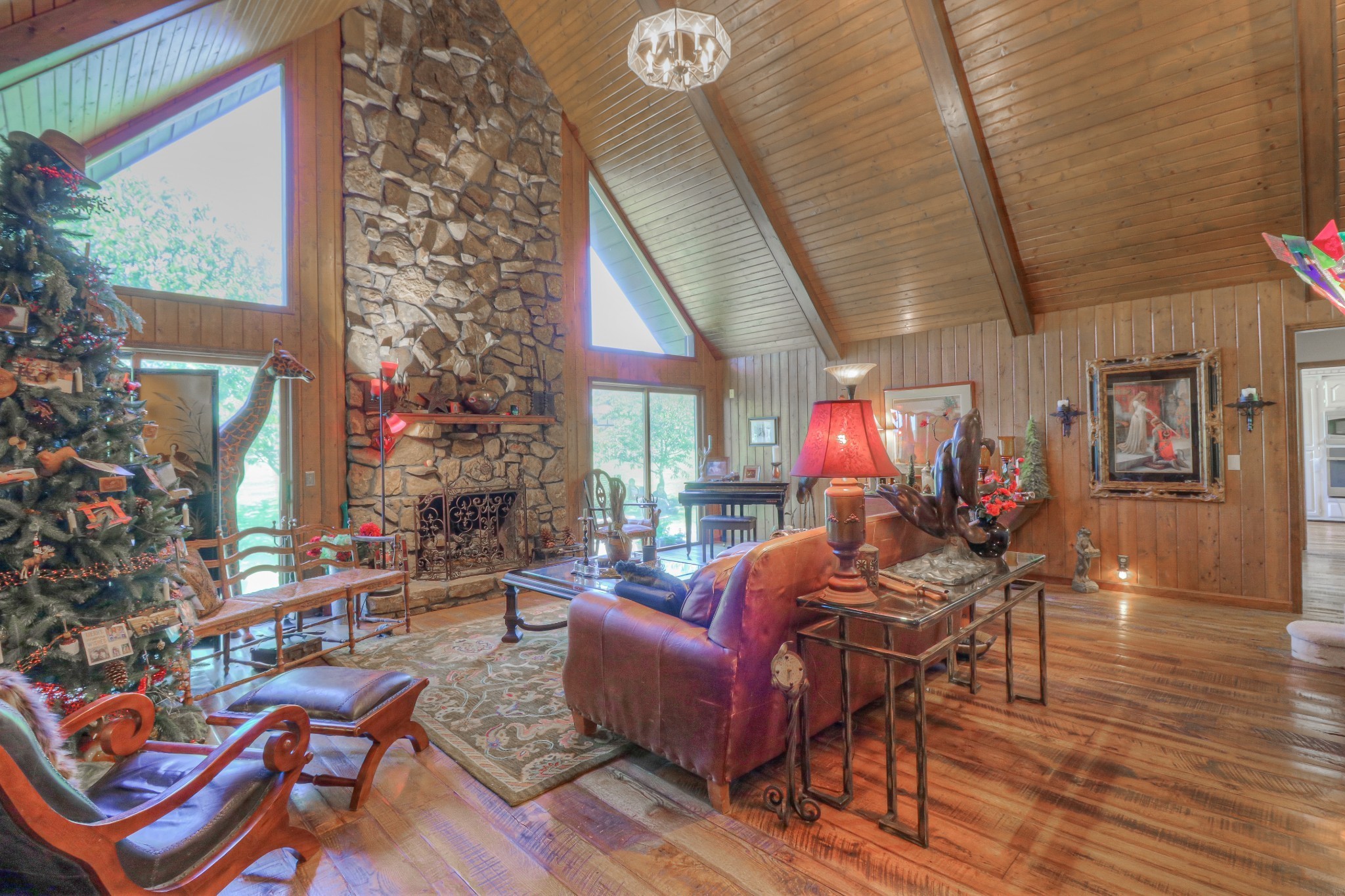 7308 Walker Road Fairview, TN 37062 - Photo 19 of 36 a outdoor living space with furniture and a fireplace