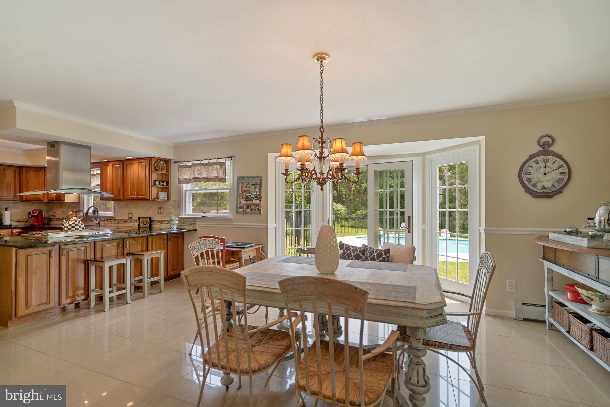 1112 Shannon Road Newtown, PA 18940 - Photo 12 of 39 Breakfast Room with Summer Pool View