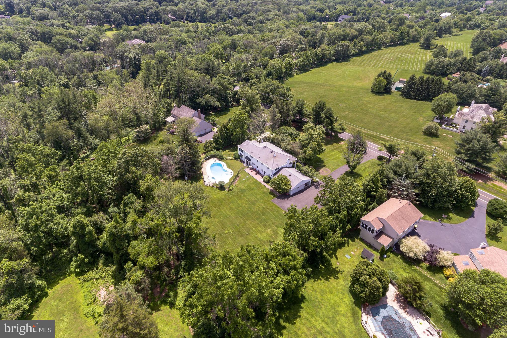 1112 Shannon Road Newtown, PA 18940 - Photo 38 of 39 Summer Arial