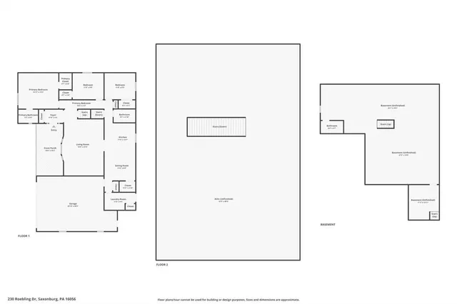 $338,000 | 230 Roebling Drive, Saxonburg, PA 16056
