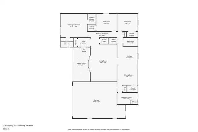 $338,000 | 230 Roebling Drive, Saxonburg, PA 16056