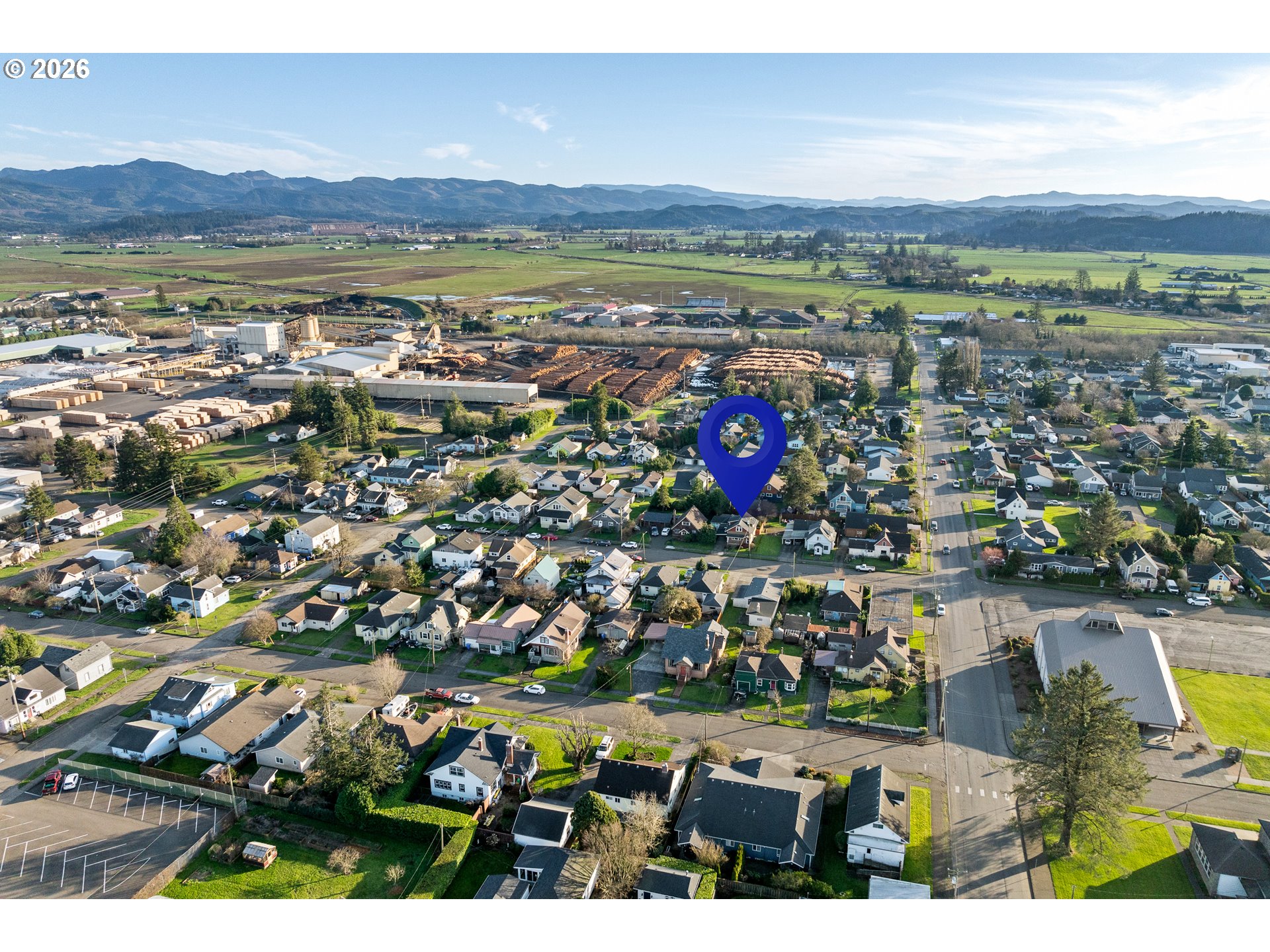 2507 6th Street Tillamook, OR 97141 - Photo 44 of 45 an aerial view of a city