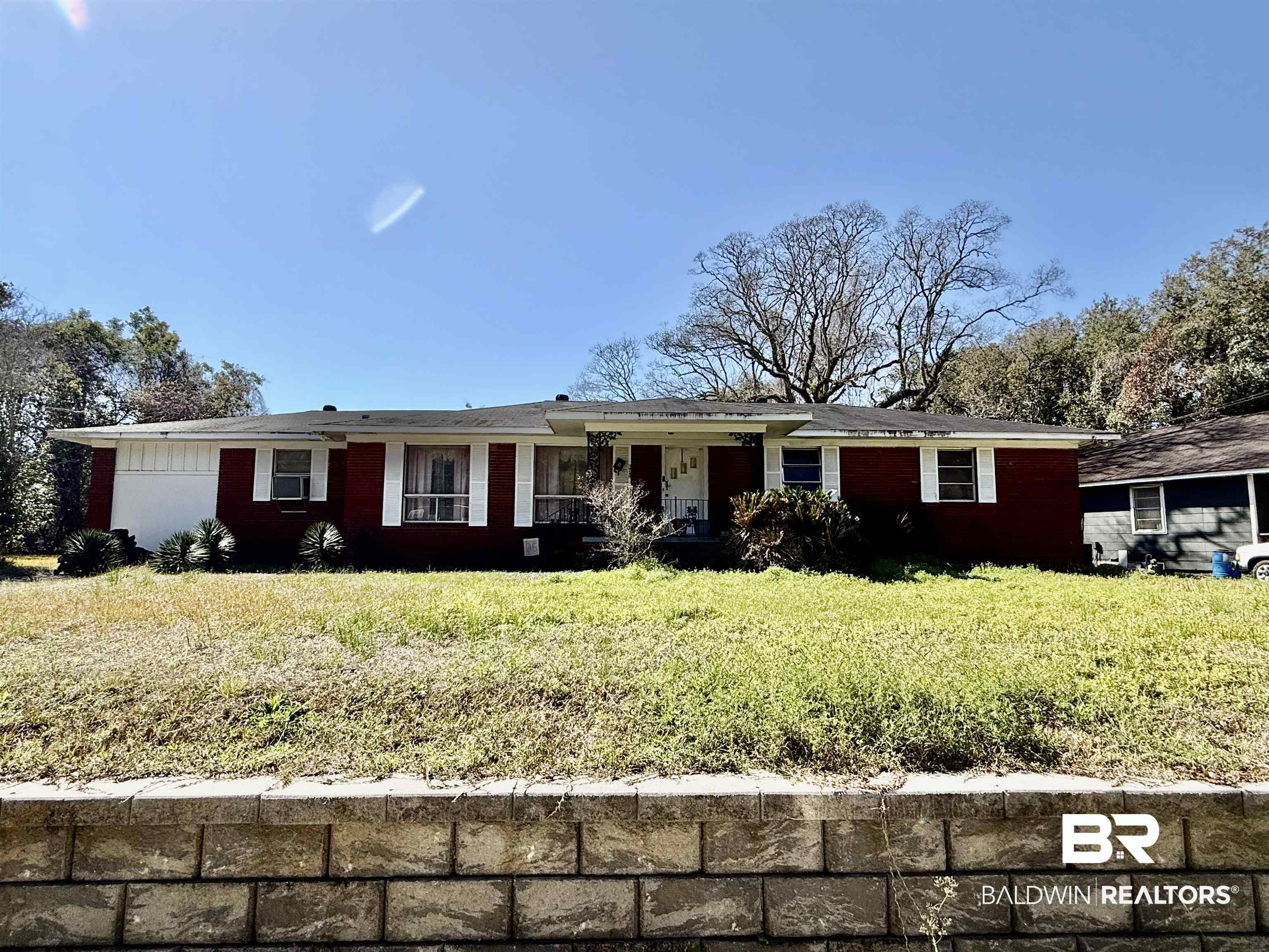 802 Elm Street Mobile, AL 36610 - Photo 1 of 1 Ranch-style house with a front yard