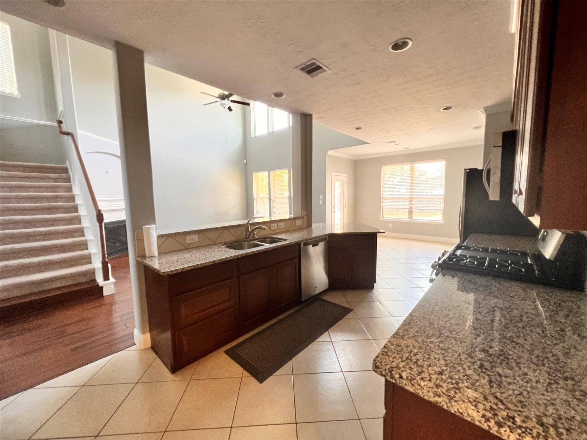 26842 Trinity Trail Cypress, TX 77433 - Photo 27 of 31 a large bathroom with a granite countertop sink and a large mirror